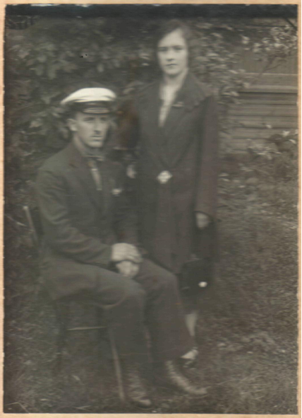 Мои прадедушка и прабабушка Ядров Михаил Алексеевич и Кольцова Елена Семеновна, 1923 г.